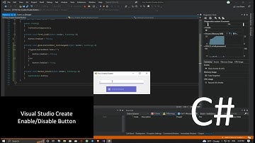 super easy trick to make a textbox enable/disable with one button in visual studio c#  ( @Frex-IQ )