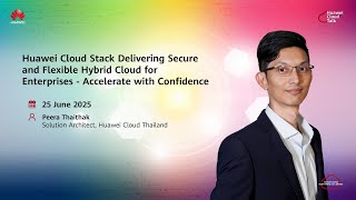 Huawei Cloud Talk | Hybrid Cloud with Huawei Cloud Stack