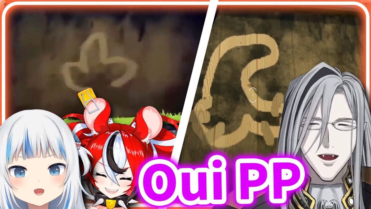 How the EN Girls Draw PP VS How the EN Boys Draw PP 【HololiveEN】