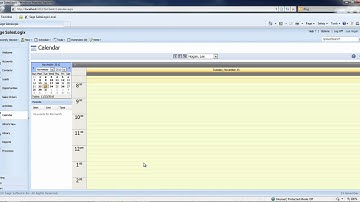 SalesLogix Calendar integration with Outlook - SalesLogix Demo Series