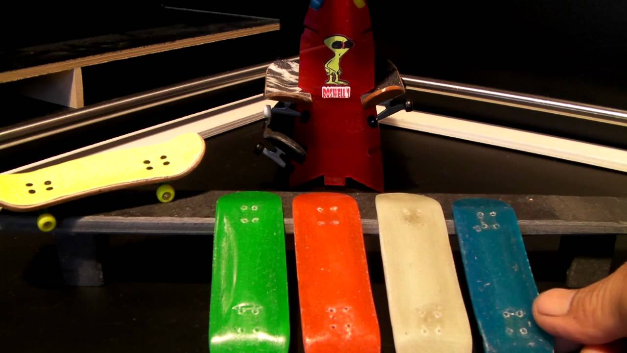 Roswell's Glow in Dark/Carbon Fiber Fingerboard Decks YouTube