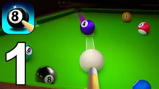 8 Pool Master - Gameplay Walkthrough Part 1 Tutorial Level 1-15 (iOS, Android) screenshot 2