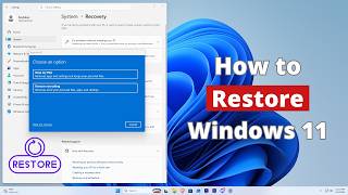 How to Restore Windows 11
