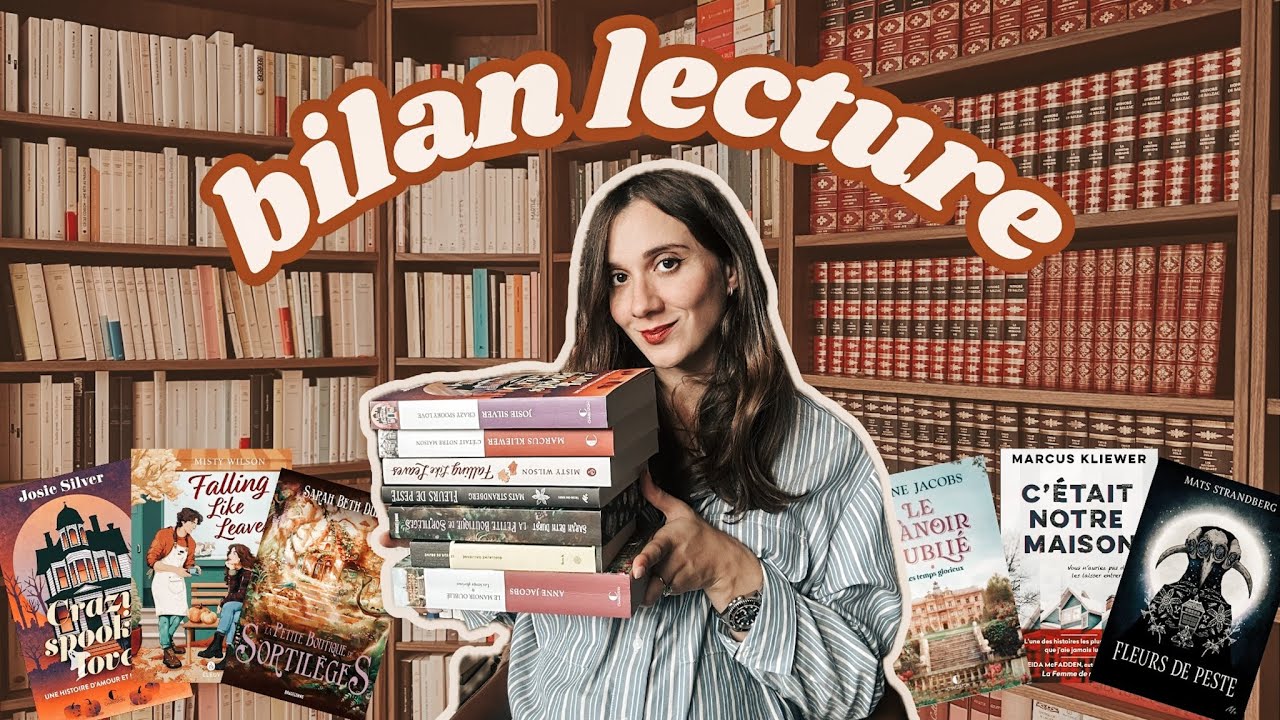 Bilan lecture du mois d'octobre 📚🍂👻🍁🦊7 livres lus !