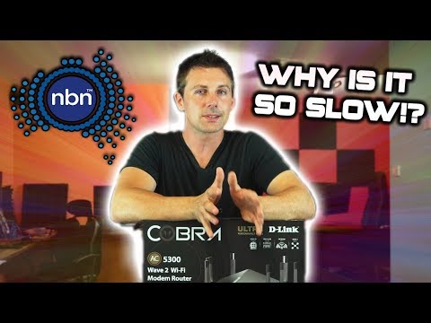 Australia's NBN Internet Network & It's Problems Explained Ft. The D-Link DSL-5300