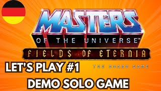 Let's Play#1 Masters of the Universe Fields of Eternia Demo Solo Game screenshot 5