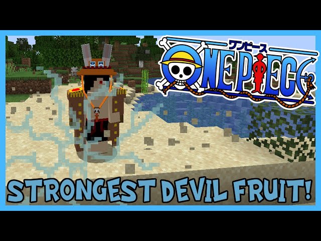 Minecraft: DEVIL FRUIT DO GELO *hie hie no mi* !! - ONE PIECE #19