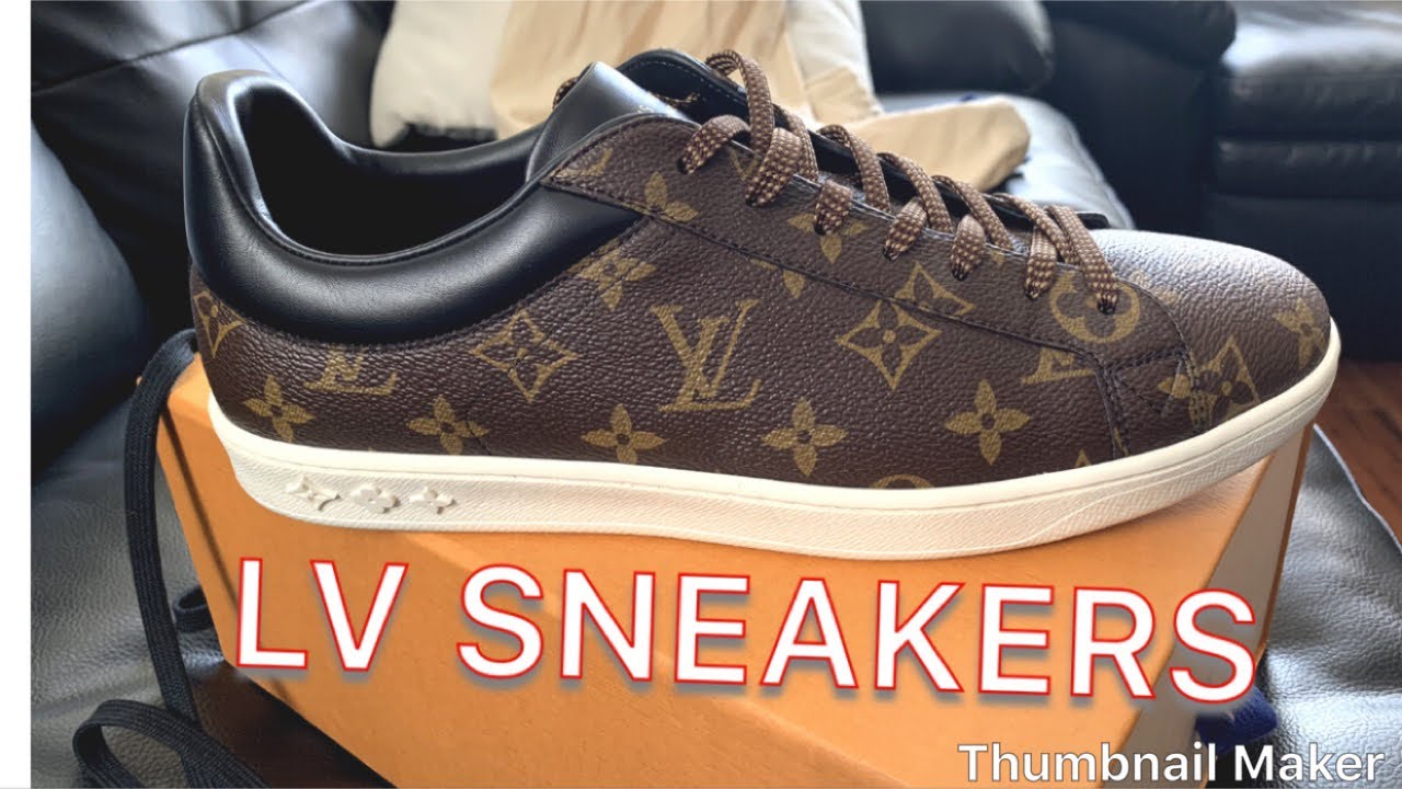 LOUIS VUITTON Sneaker Review + On Feet - YouTube
