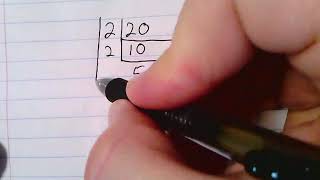 Least Common Multiple (Ladder Method)