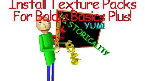 How To Download And Install Texture Packs For Baldi
