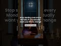 Stop starting over every Monday if you actually want your life to change