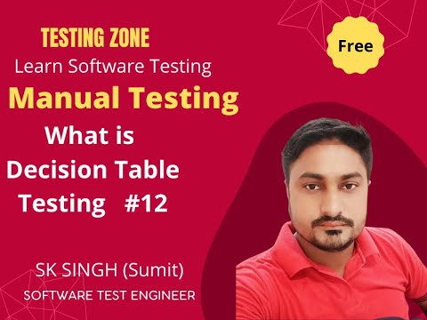 What is Decision Table Testing Technique #12 || Manual Testing full course || Testing with Sumit