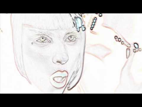Lady Gaga - Alejandro - Music Video (with Edge Detection effect)