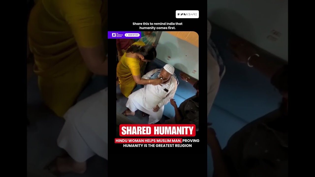 Hindu Woman helps Muslim Man, Proving Humanity Is The Greatest Religion
