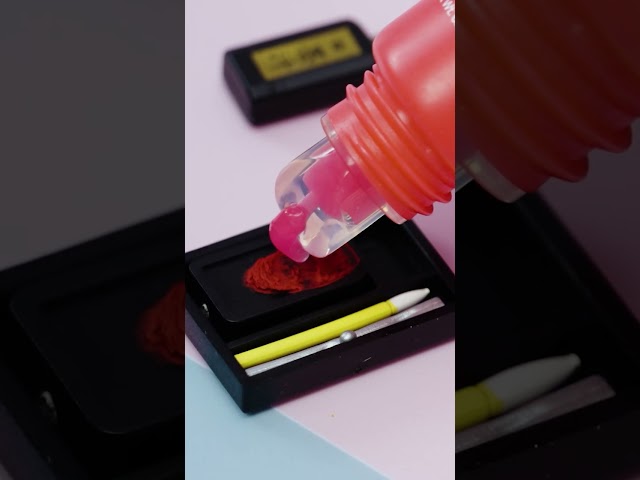 이렇게 초미니미니한 서예도구 본 적 있어? 😳🖌️ #asmr #가챠 #capsuletoy