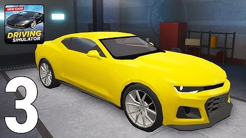 Roblox Driving Simulator Gameplay Walkthrough Part 3 - New Car Chevrolet Camaro Downtown Race