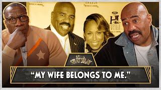 Steve Harvey defends his stance on claiming his wife \\
