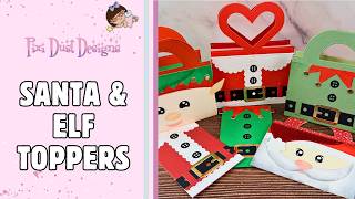 Santa Elf Topper Die Christmas Bag Toppers Gift Card Holders Box