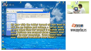 How to Flash tablet u30gt with software & reboot Tutorial
