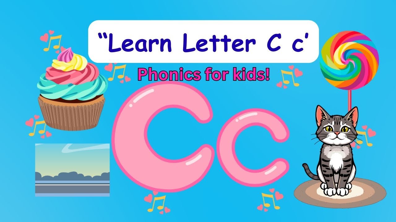 "Learn Letter Cc l Alphabet lerning for kids l A to Z phonic series"