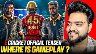 😱 E Cricket TEASER REACTION! | Where Is the Gameplay 🤯 | LightFury's New Cricket Game