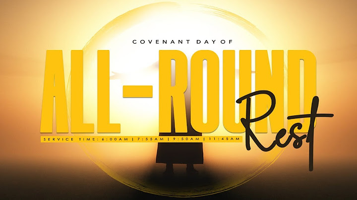 COVENANT DAY OF ALL-ROUND REST SERVICE | 31, JULY 2022 | FAITH TABERNACLE OTA
