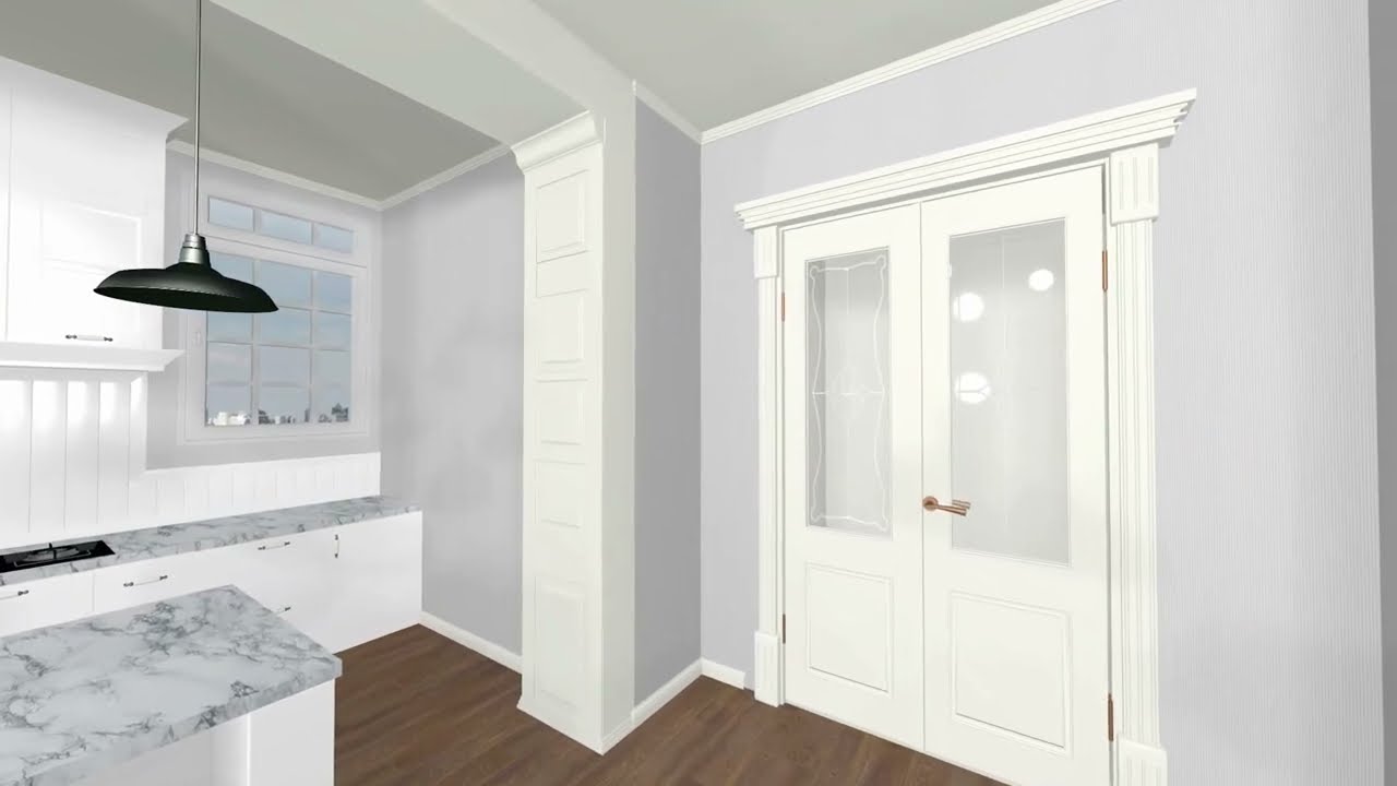 Обои GranDeco Jack N Rose New LL-03-11-9 в интерьере. Визуализация и фото.