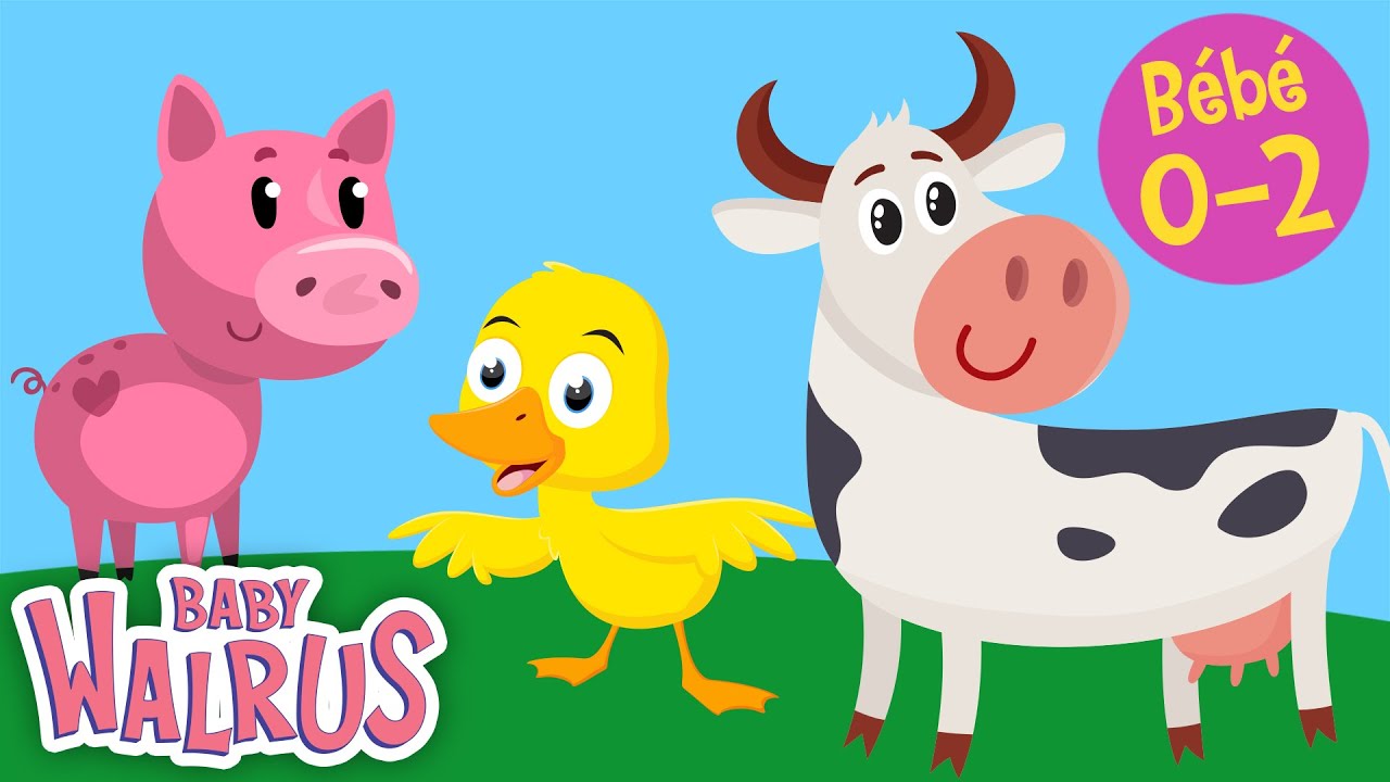Apprendre tôt en s'amusant #4 | Les animaux de la ferme et leurs sons | Série éducative