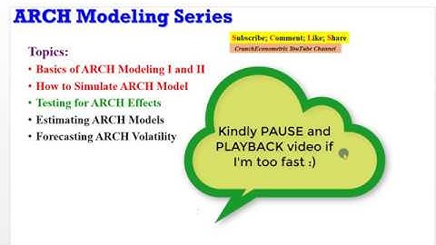 (EViews10) - How to Test for ARCH Effects #archeffects #archmodeling #volatility #heteroscedasticity