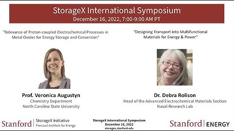 Augustyn,Rolison | Proton-coupled Electrochemical Processes & Designing Transport for Energy & Power