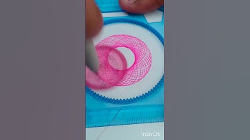 Pink #satisfying #spirograph #spiroart #oddlysatisfying #spirography #relaxing #makeup #diy #drawing