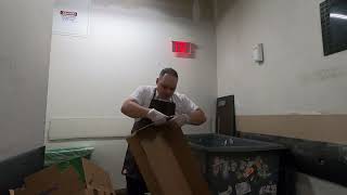 CARDBOARD BOXES ARE ALL FOR THE DISHWASHER TO CRUSH AND RECYCLE MINIMUM WAGE WORK #71 by massacreink 125 views 3 weeks ago 2 minutes, 22 seconds