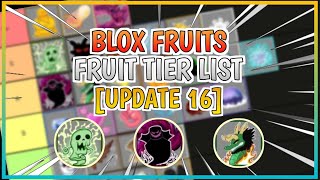 A MELHOR * TIER LIST * de TODAS AS FRUTAS na NOVA ATUALIZAÇÃO DO BLOX FRUITS  * UPDATE 15 * 