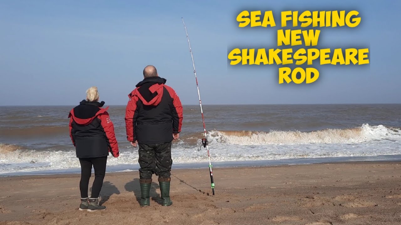 Sea Fishing UK Beach Casting Shakespeare Rod East Coast Lincolnshire 