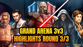 Malgus Doing Work On Offense And Another Lord Vader Solo! GAC 3v3 Highlights. Galaxy of Heroes