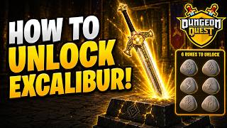 How to get the Excalibur in 2026... (Dungeon Quest)