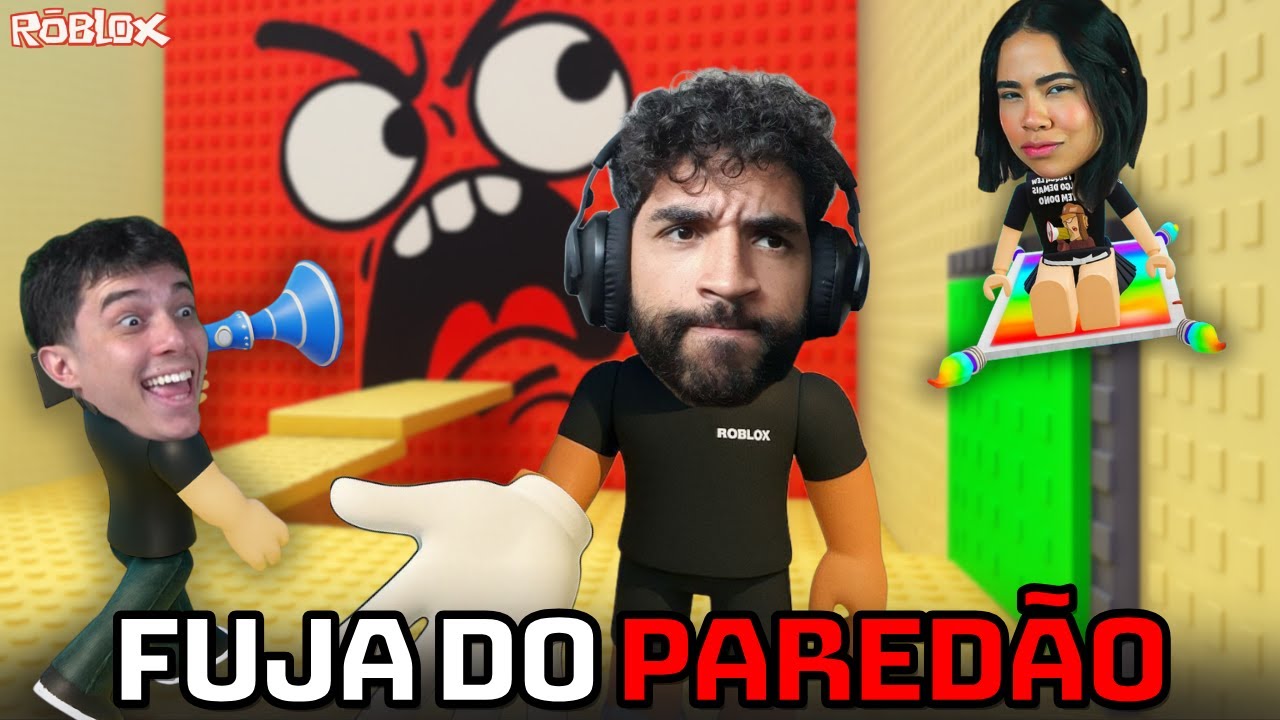 FUJA do PAREDÃO - PARKUOR com minha FAMILIA me trolando | Roblox