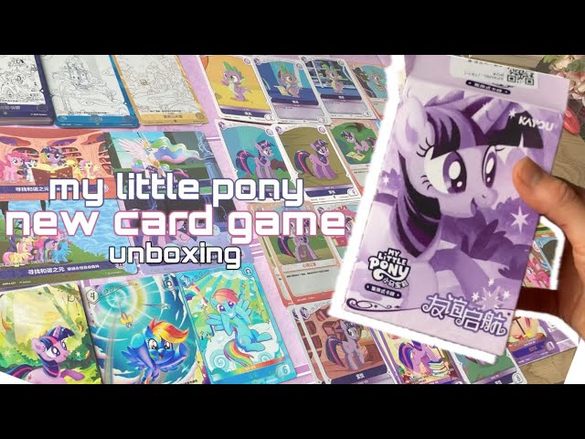 unboxing my little pony tcg | twilight ver. - YouTube
