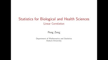 Chapter 14.4 Linear Correlation