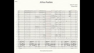 Africa Fanfare by Robert W. Smith for Marching/Pep Band