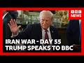 President Trump says Iran strategy "working very well" | BBC News