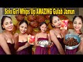 Solo Girl Whips Up AMAZING Gulab Jamun !! Desigirlm