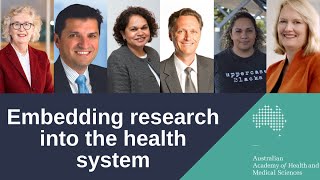 Panel: Embedding research into the health system (2021)