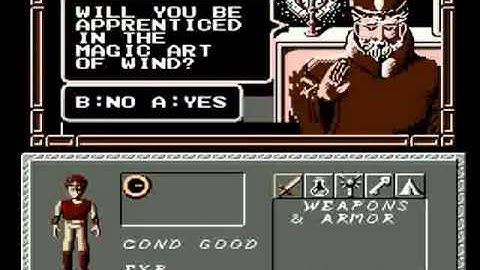 Dungeon Magic - Sword of the Elemen Nes Gameplay video Snapshot