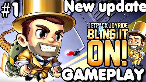 Jetpack Joyride New update ( Bling It On ) GAMEPLAY PT BR ANDROID IOS