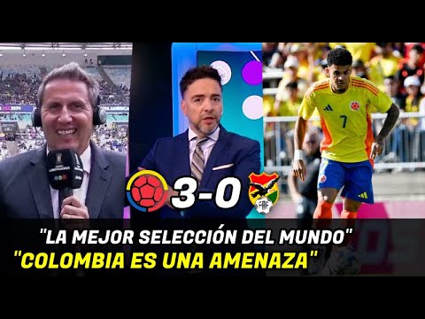 🚨PRENSA MUNDIAL REACCIÓNA a la GOLEADA de COLOMBIA vs BOLIVIA 3-0 ...