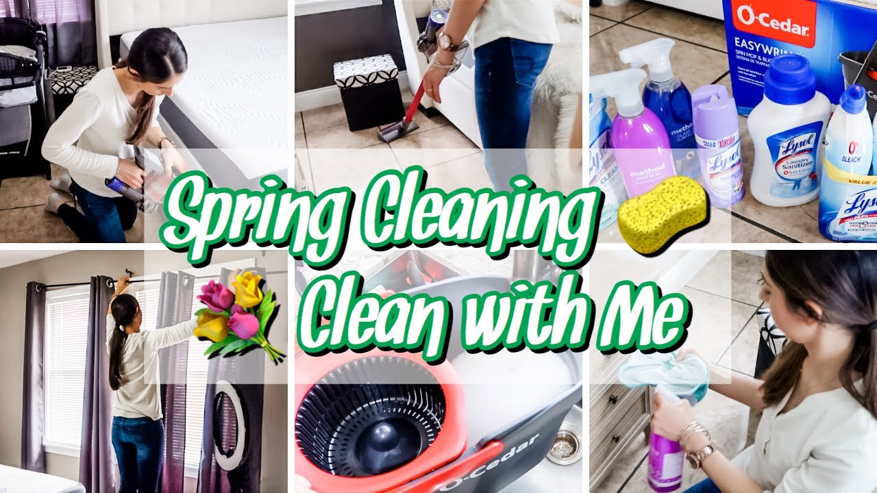 🌺 ULTIMATE SPRING CLEAN WITH ME 2020 | DEEP SPRING CLEANING MOTIVATION ...