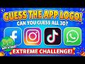 Guess the App Logo Quiz! 📱 | Can You Score 30/30? 🏆