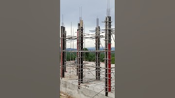 Install formwork for column height 6m Ep16 #design #home #house #constructionworker #construction