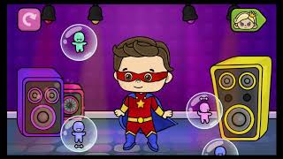 Bimi Boo Android Toddler Games Gameplay - SuperHero screenshot 2